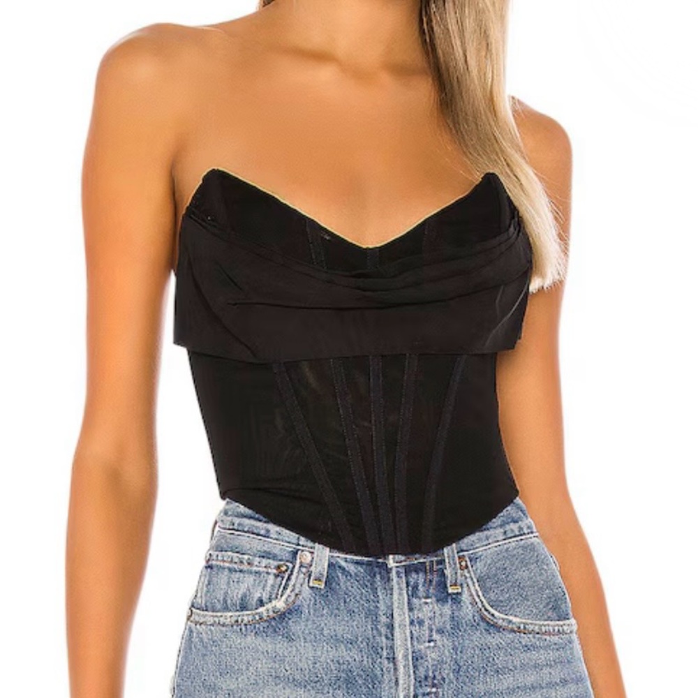 Revolve NBD Hailee Bustier Top in Black
NWT
